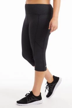 Marika Heather High Rise Tummy Control Capri (Plus Size) Bottoms