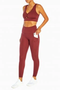 Marika Balance Collection Alanna Side Pocket Ankle Legging