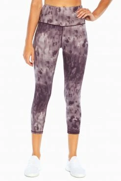 Marika Balance Collection Printed Contender High Waist Mid Calf Capri