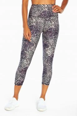 Marika Balance Collection Printed Contender High Waist Mid Calf Capri