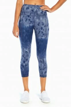 Marika Balance Collection Printed Contender High Waist Mid Calf Capri