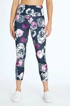 Marika Balance Collection Printed Contender High Waist Mid Calf Capri
