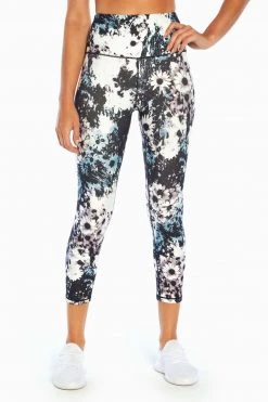 Marika Balance Collection Printed Contender High Waist Mid Calf Capri