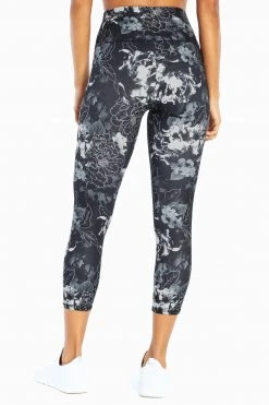 Marika Balance Collection Printed Contender High Waist Mid Calf Capri