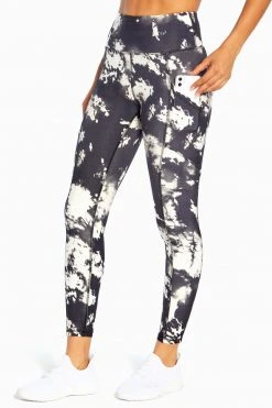 Marika Balance Collection Printed Side Pocket Eclipse Ankle Legging Bottoms