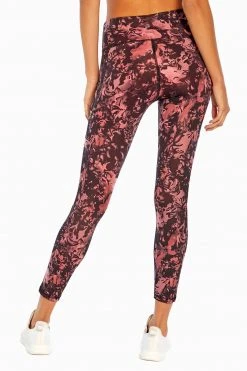 Marika Balance Collection Printed Side Pocket Eclipse Ankle Legging Bottoms