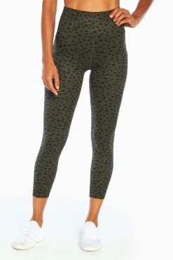 Marika Balance Collection Printed Side Pocket Eclipse Ankle Legging Bottoms