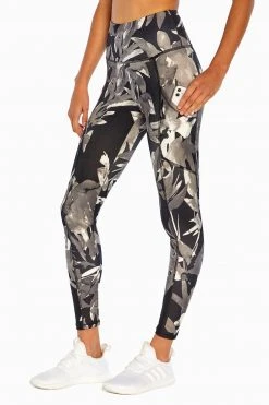 Marika Balance Collection Printed Side Pocket Eclipse Ankle Legging Bottoms