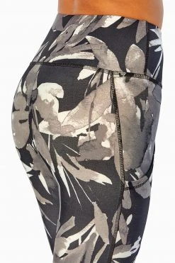 Marika Balance Collection Printed Side Pocket Eclipse Ankle Legging Bottoms