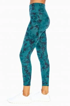 Marika Balance Collection Printed Side Pocket Eclipse Ankle Legging Bottoms