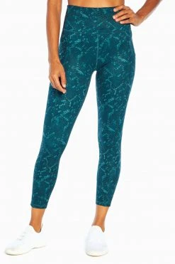 Marika Balance Collection Printed Side Pocket Eclipse Ankle Legging Bottoms