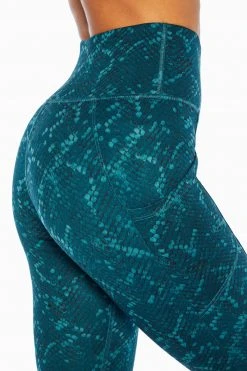 Marika Balance Collection Printed Side Pocket Eclipse Ankle Legging Bottoms
