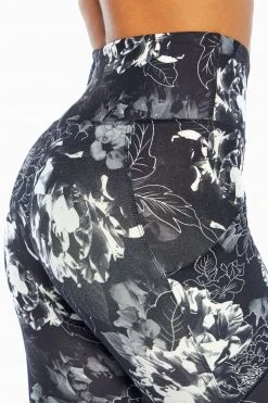 Marika Balance Collection Printed Side Pocket Eclipse Ankle Legging Bottoms