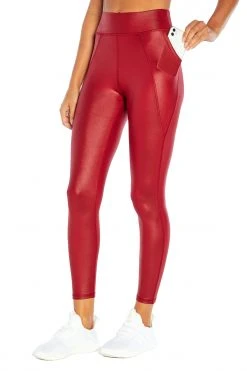 Marika Cycle House Louis Shine Side Pocket Ankle Legging