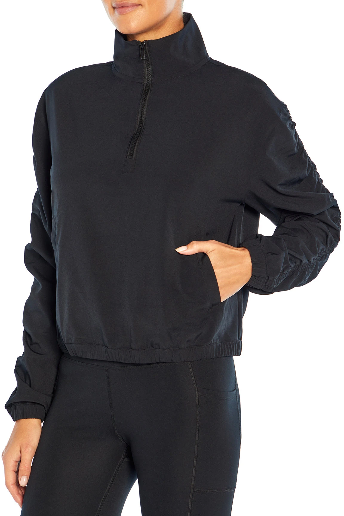 Marika Cycle House Drea 1/4 Zip Woven Jacket - Lightweight & Stylish Women's Jacket 4 Marika Cycle House Drea 1/4 Zip Woven Jacket