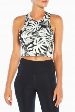 Marika Cycle House Race Crop Tank - Playful Print Athletic Top for Women 20 Marika Cycle House Race Crop Tank