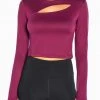Marika Cycle House Cropped Sawyer Long Sleeve Top