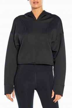 Marika Cycle House Cropped Juniper Hoodie