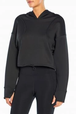 Marika Cycle House Cropped Juniper Hoodie