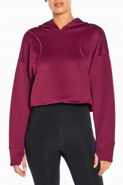 Marika Cycle House Cropped Juniper Hoodie