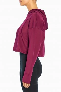Marika Cycle House Cropped Juniper Hoodie