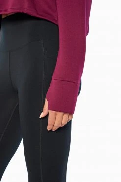 Marika Cycle House Cropped Juniper Hoodie