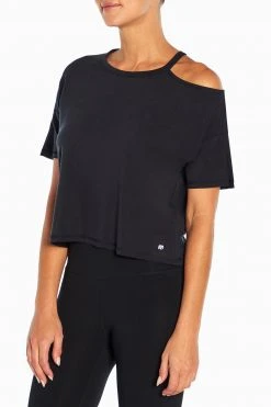 Marika Cycle House Urban Cropped Short Sleeve Top - Stylish & Comfortable Women's Tee 33 Marika Cycle House Urban Cropped Short Sleeve Top Features