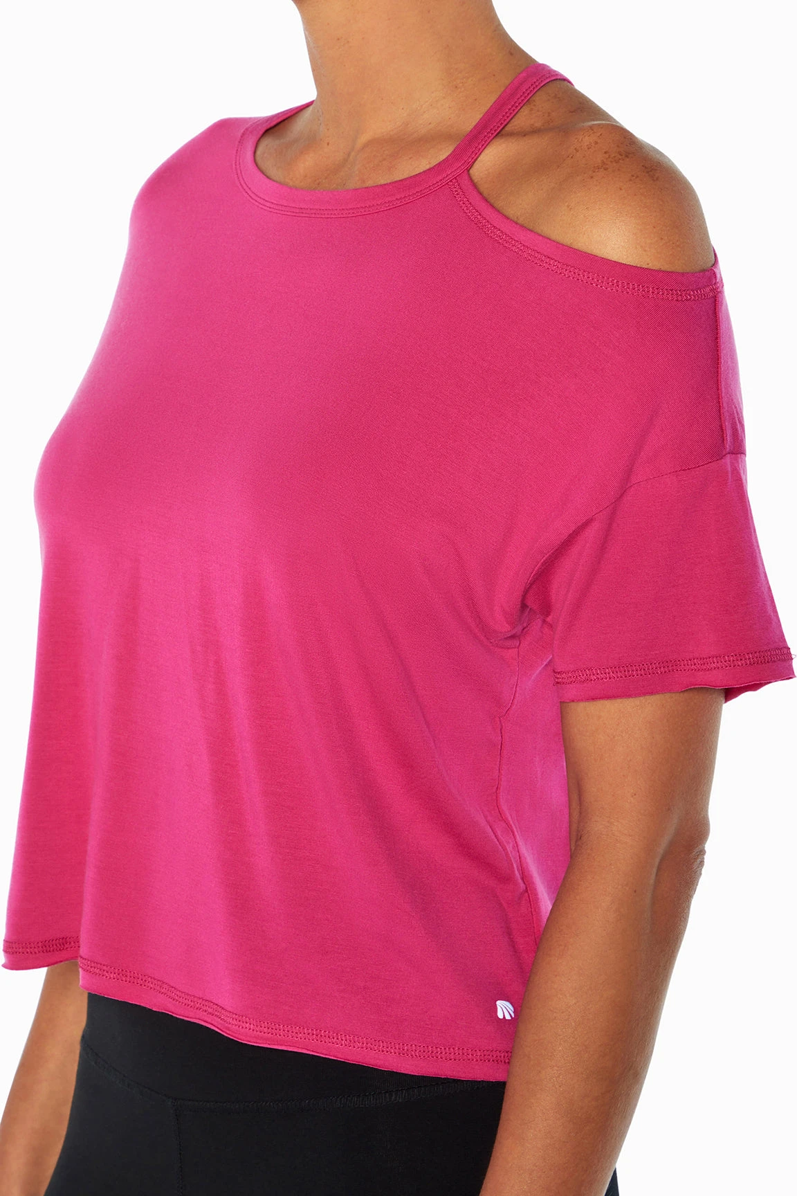 Marika Cycle House Urban Cropped Short Sleeve Top - Stylish & Comfortable Women's Tee 2 Marika Cycle House Urban Cropped Short Sleeve Top Features