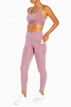 Marika High Rise Side Pocket Ankle Legging - Valerian Pocket Shop