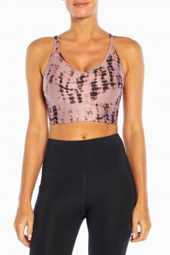 Marika Brooklyn Brushed Sports Bra Playful Prints