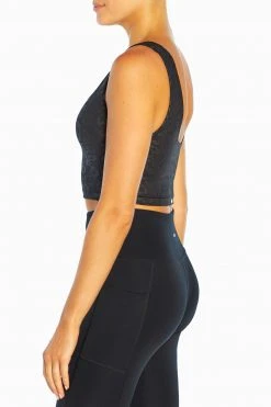 Marika Playful Prints Embossed Lola Long Sports Bra