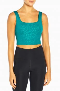 Marika Playful Prints Embossed Lola Long Sports Bra