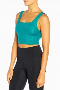 Marika Playful Prints Embossed Lola Long Sports Bra