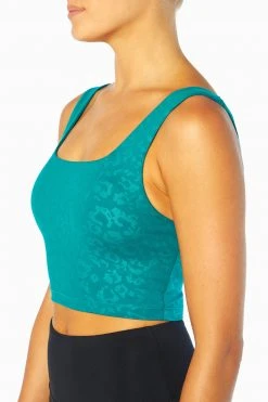 Marika Playful Prints Embossed Lola Long Sports Bra