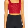 Marika Playful Prints Embossed Lola Long Sports Bra