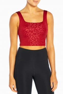 Marika Playful Prints Embossed Lola Long Sports Bra