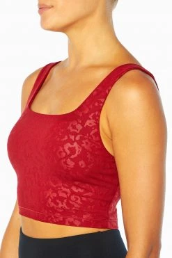 Marika Playful Prints Embossed Lola Long Sports Bra