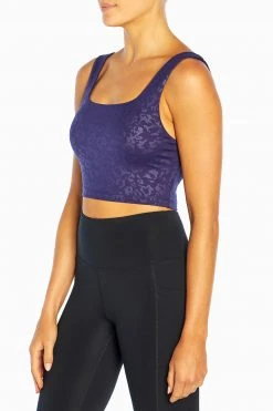 Marika Playful Prints Embossed Lola Long Sports Bra