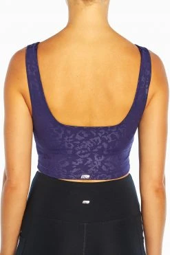 Marika Playful Prints Embossed Lola Long Sports Bra