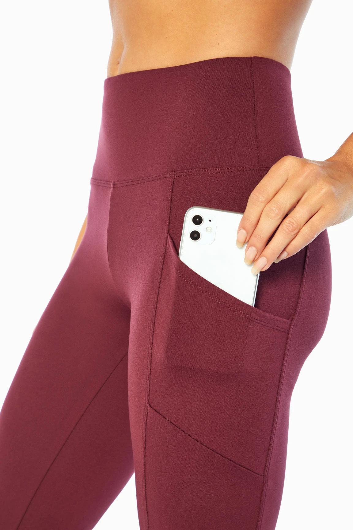 Marika Eclipse Side Pocket Tummy Control Yoga Pant - Plus Size High-Waisted Workout Pants with Pockets 18 Marika Eclipse Side Pocket Tummy Control Yoga Pant