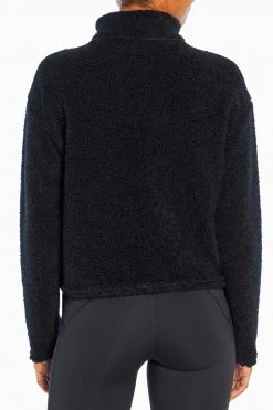 Marika Tyra Cropped Sherpa Pullover