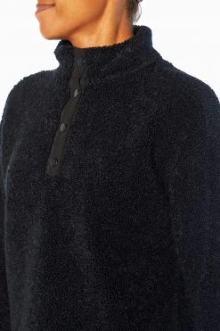 Marika Tyra Cropped Sherpa Pullover