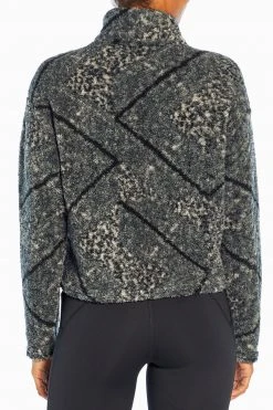 Marika Tyra Cropped Sherpa Pullover