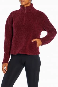 Marika Tops Tammy Sherpa Pullover