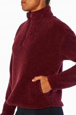 Marika Tops Tammy Sherpa Pullover