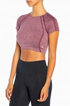 Marika Bestsellers Medley Seamless Short Sleeve Crop Top