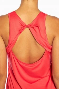 Marika Features Back Twist Tank