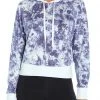Marika Playful Prints Sit Back Cropped Hoodie