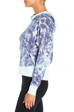 Marika Playful Prints Sit Back Cropped Hoodie