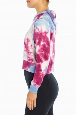 Marika Playful Prints Spectrum Cropped Hoodie - Stylish & Comfortable Women's Hoodie 24 Marika Playful Prints Spectrum Cropped Hoodie